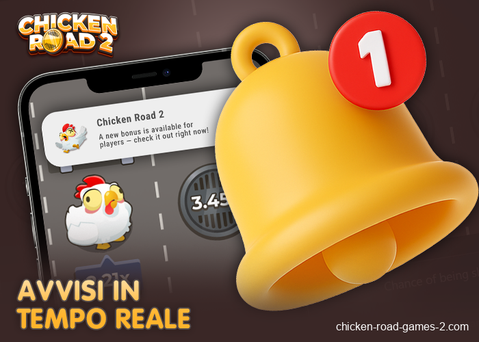 Ricevi le notifiche di Chicken Road 2 sull'app mobile