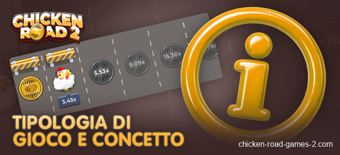 Il concetto di gioco di Chicken Road 2 